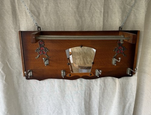 Vintage railroad wooden coat - wooden,
