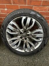 RANGE ROVER SPORT L494 set of 4 ALLOY WHEELs WITH TYRES 21 INCH 9.5JX21EH2 #ML15