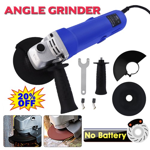 Electric angle grinder cutting - angle,