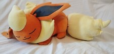 Large Flareon Plush Sleeping