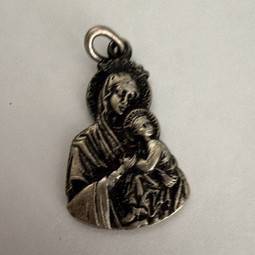 Silver madonna and child - /madonna,