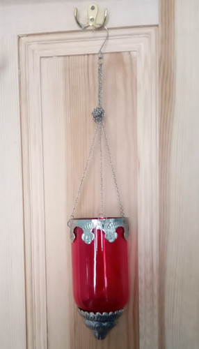 Moroccan red glass - moroccan,