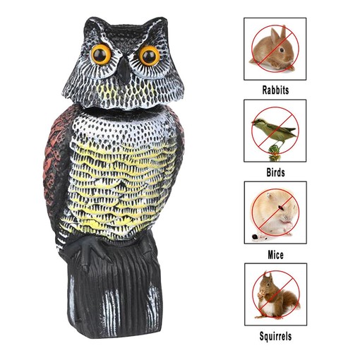Large realistic owl decoy - large,