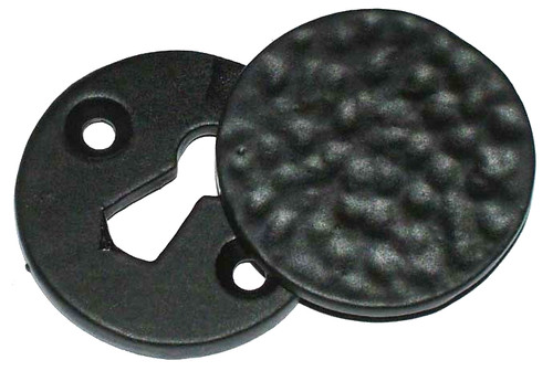 Covered keyhole escutcheon