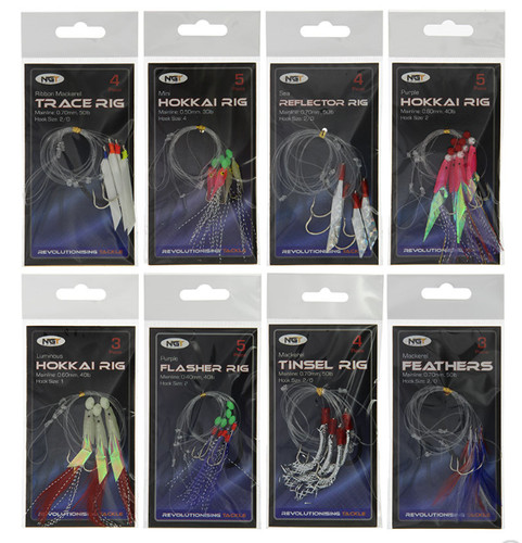 Packs mackerel feathers - 8,