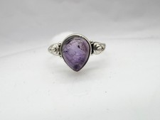 VINTAGE SOLID SILVER TEAR DROP