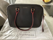 Lulu Guinness Black Leather