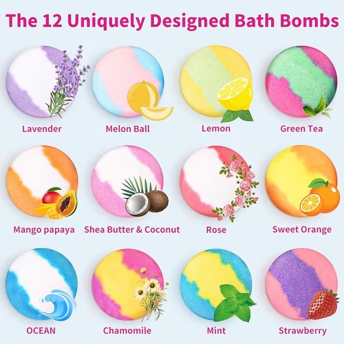 Bath bomb gift set - bath,