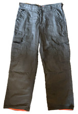 Bear Grylls Craghoppers Mens Cargo Trousers Black Hiking/Walking Utility 36”W