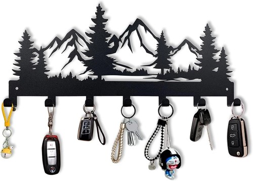 Metal key holder wall mounted - key,