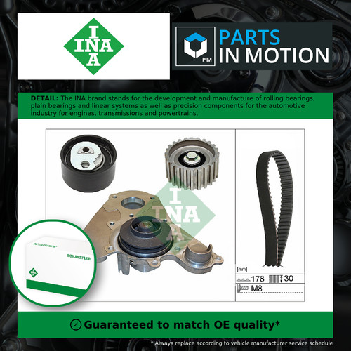 Timing belt water pump - timing, &