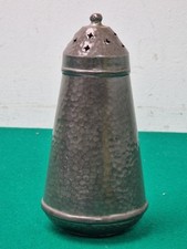 Vintage Craftsman Sheffield Hammered Pewter Flour Sifter Shaker