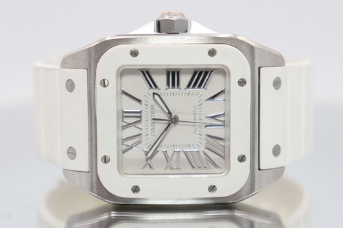 Cartier santos midi stainless - cartier,