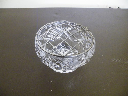 Small vintage cut - cut, glass