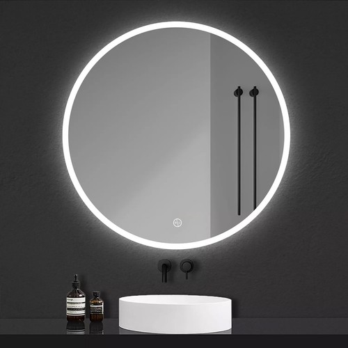 Round led bathroom mirror - led,