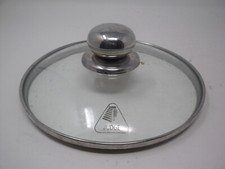 Saucepan Lid Glass Stainless Edging - 20cm pan - Judge - good used condition
