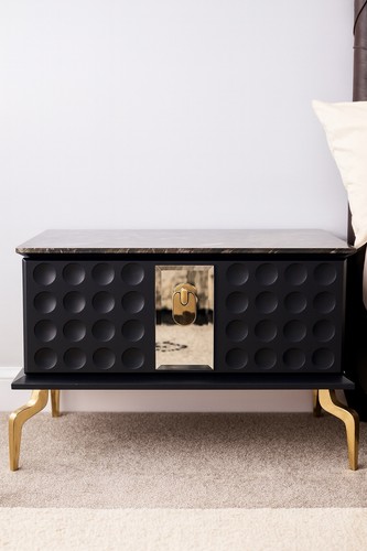 Grey marble wash - bedside, table