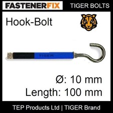 Hook-Bolt Eye Loop 10 mm