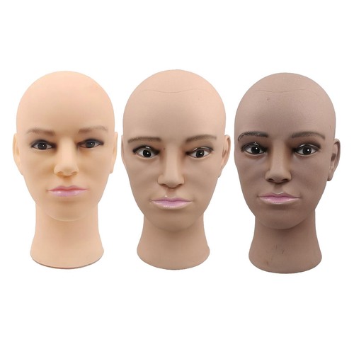 Bald mannequin head male