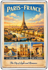 Paris Eiffel Tower Louvre