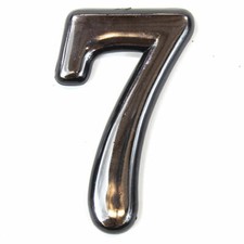 Self adhesive door numbers - adhesive, 2