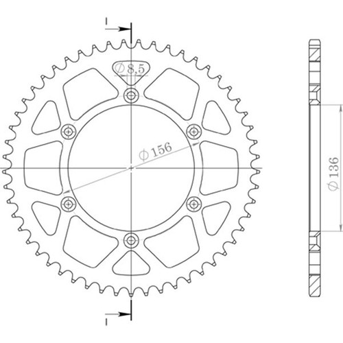 Sunstar aluminum crown - crown, p520