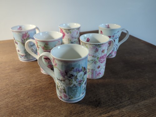Set floral cupcake - set, 6