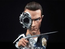 Terminator 2 T-1000 1:1 Scale Art Mask Bust Exclusive Deluxe Statue PureArts