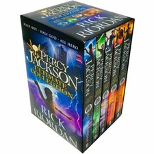 Percy Jackson Series by Rick Riordan 5 Books Collection Box Set - Ages 9-14