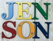 Personalised wooden MDF letter