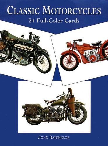 Classic motorcycles postcards - motorcycles,