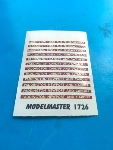 New modelmaster coach roof - coach,