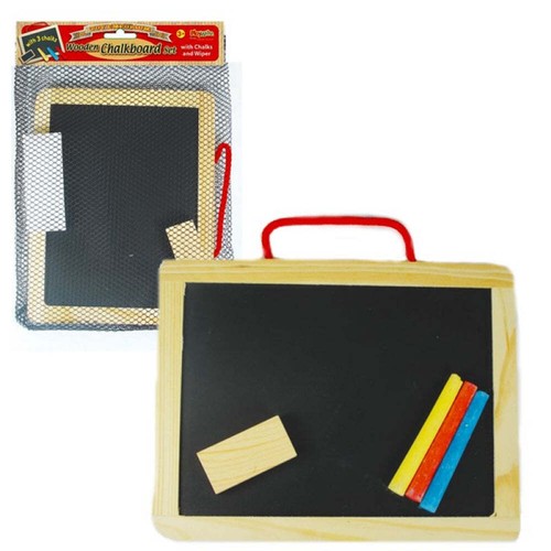 Wooden blackboard chalk sets - wooden,