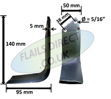 Rotavator Blades to suit Howard 300, 350, 352,  pack of 8 blades