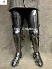 Medieval Steel Full Leg Armor