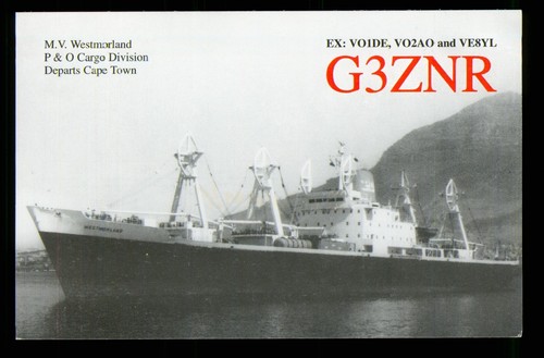 Qsl radio card - qsl, uk
