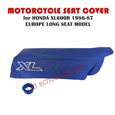 MOTORCYCLE SEAT COVER FITS HONDA XL600 R XL600R 1986 - 87 EUROPEAN SEAT BLUE