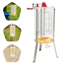 Clear View Honey Extractor 2 Frame, Manual Crank Spinner with Honey Gate Valve