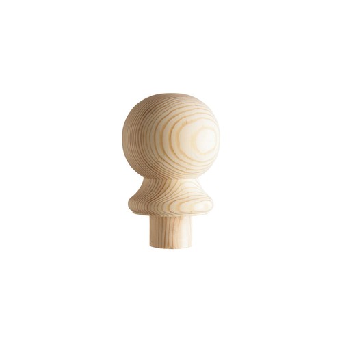 Stair newel post cap - post, ball