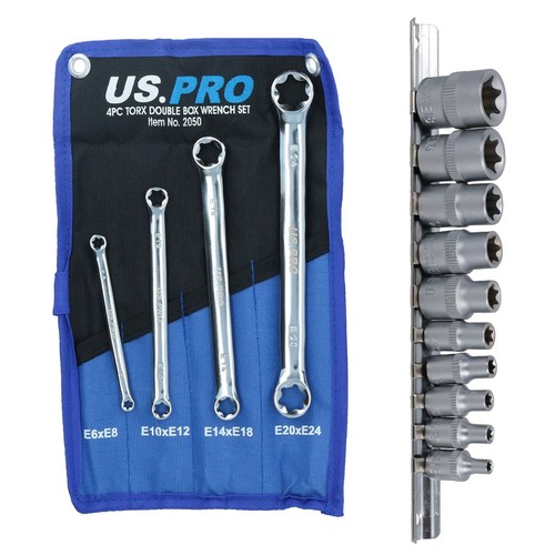 Female torx star sockets - e,