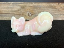 Fenton Shiny Burmese Crouching