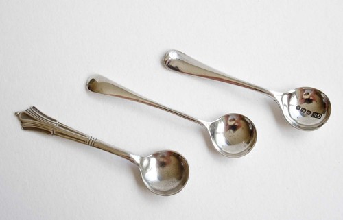 Antique sterling silver - 3,