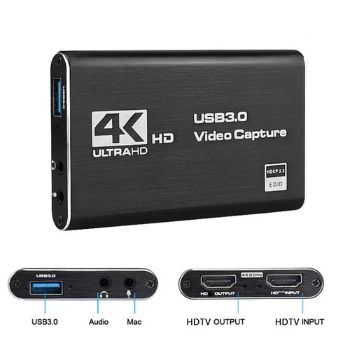 Audio video capture card - 4k, to