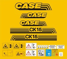 Case CK15 Mini Digger Decal Kit