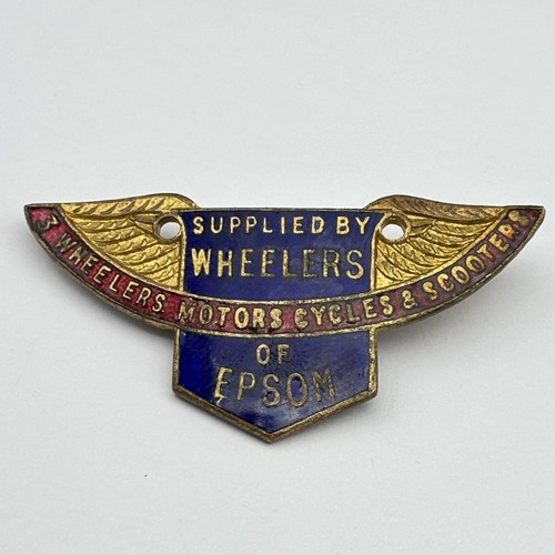 Vintage wheelers epsom enamel - vintage,