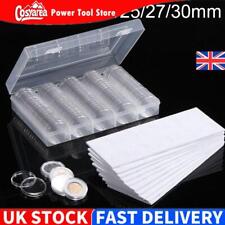 100Pcs Round Coin Cases