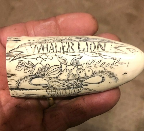 Scrimshaw resin reproduction - scrimshaw,