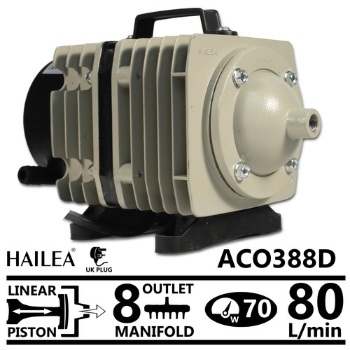 Hailea aco388d air pump - air,