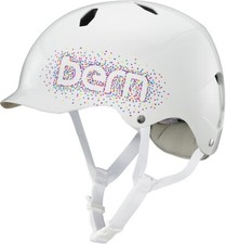 Bern Bandita children youth bicycle helmet skate BMX inline helmet white confetti MIPS
