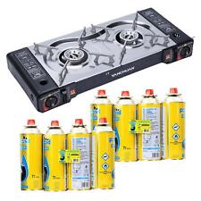 Portable Double 2 Burner Gas
